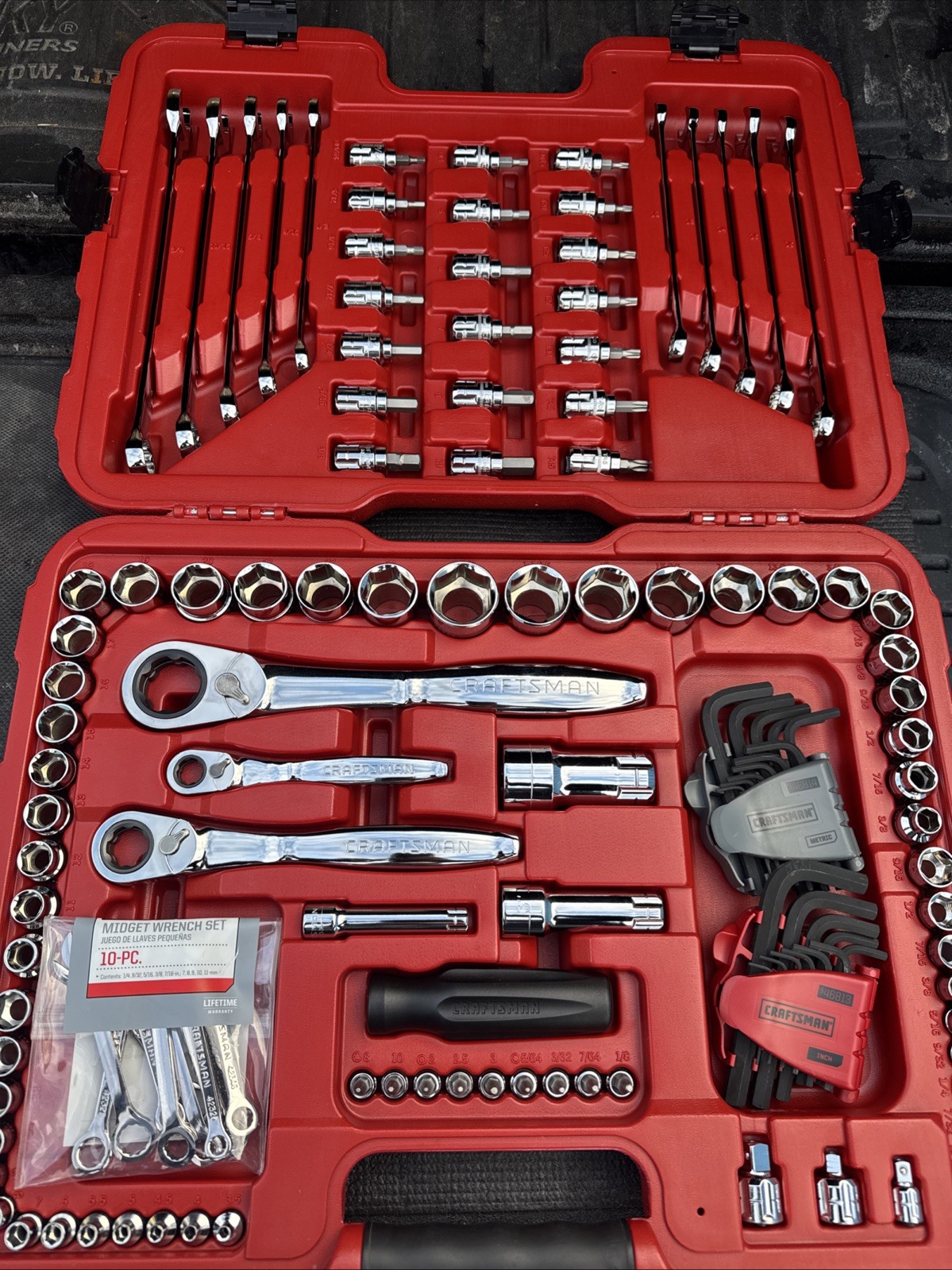 Sexy Sears Craftsman Nos 131pc Super Max Axess Pass Thru Socket Set Rare 40131