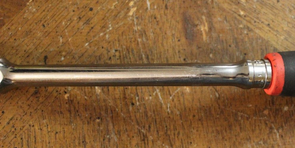 Snap On 3/8″ Drive Flex Head Ratchet Soft Grip Bent Handle FHBF80