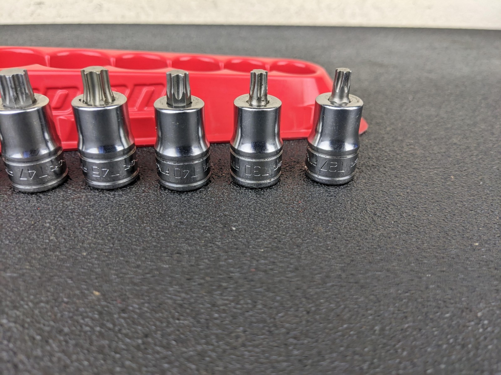 #bp419 Snap On 7pc 3/8″ Drive Stubby Torx Socket Driver Set T27-T55 207EFTXYSE