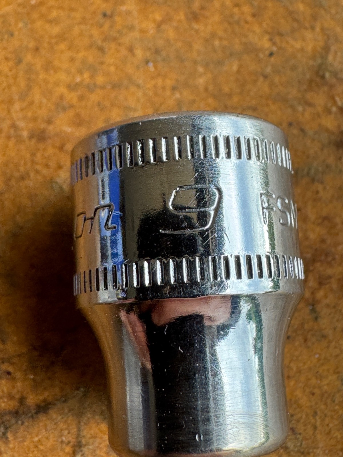 Snap On 3/8 Drive 9mm Flank Drive Shallow Socket 6 point FSM 91