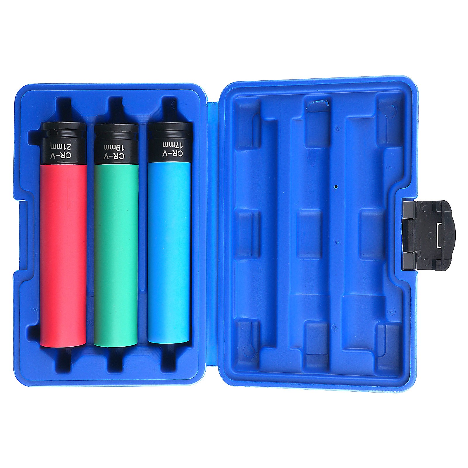 1/2» Drive Impact Socket Set 17mm 19mm 21mm 3Pcs Wheel Nut Wrench 50bc
