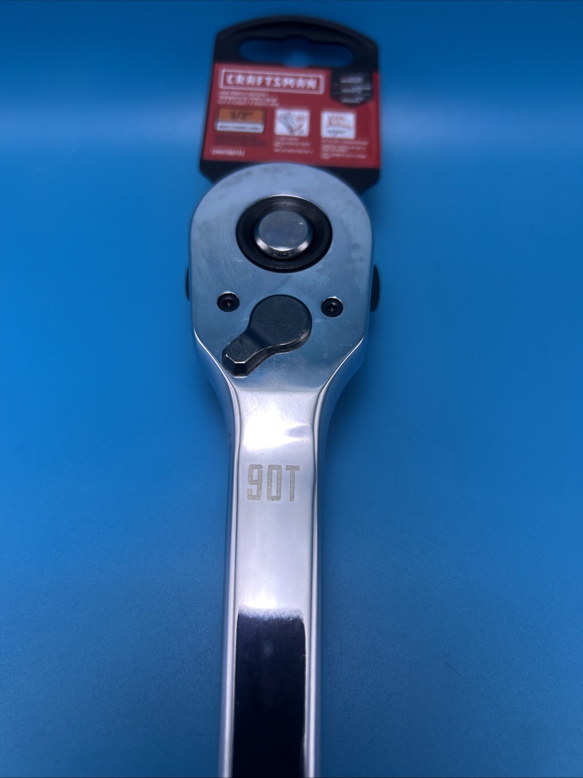 Craftsman 90-Tooth (90T) Low Profile 1/2 in. Socket Drive Ratchet #CMMT86723 NEW