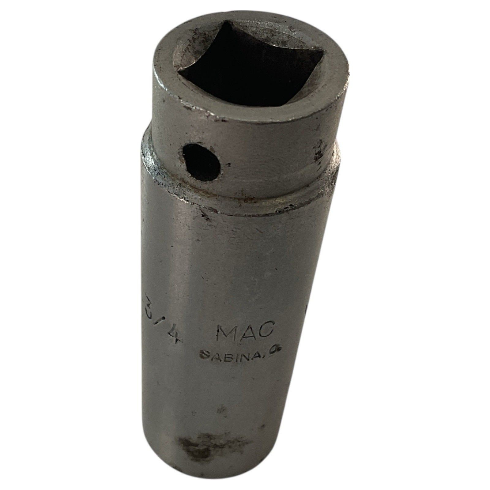 Mac Tools Deep Chrome Socket VD242 3/4″ SAE 12pt 1/2″ Drive USA Mechanic Tool