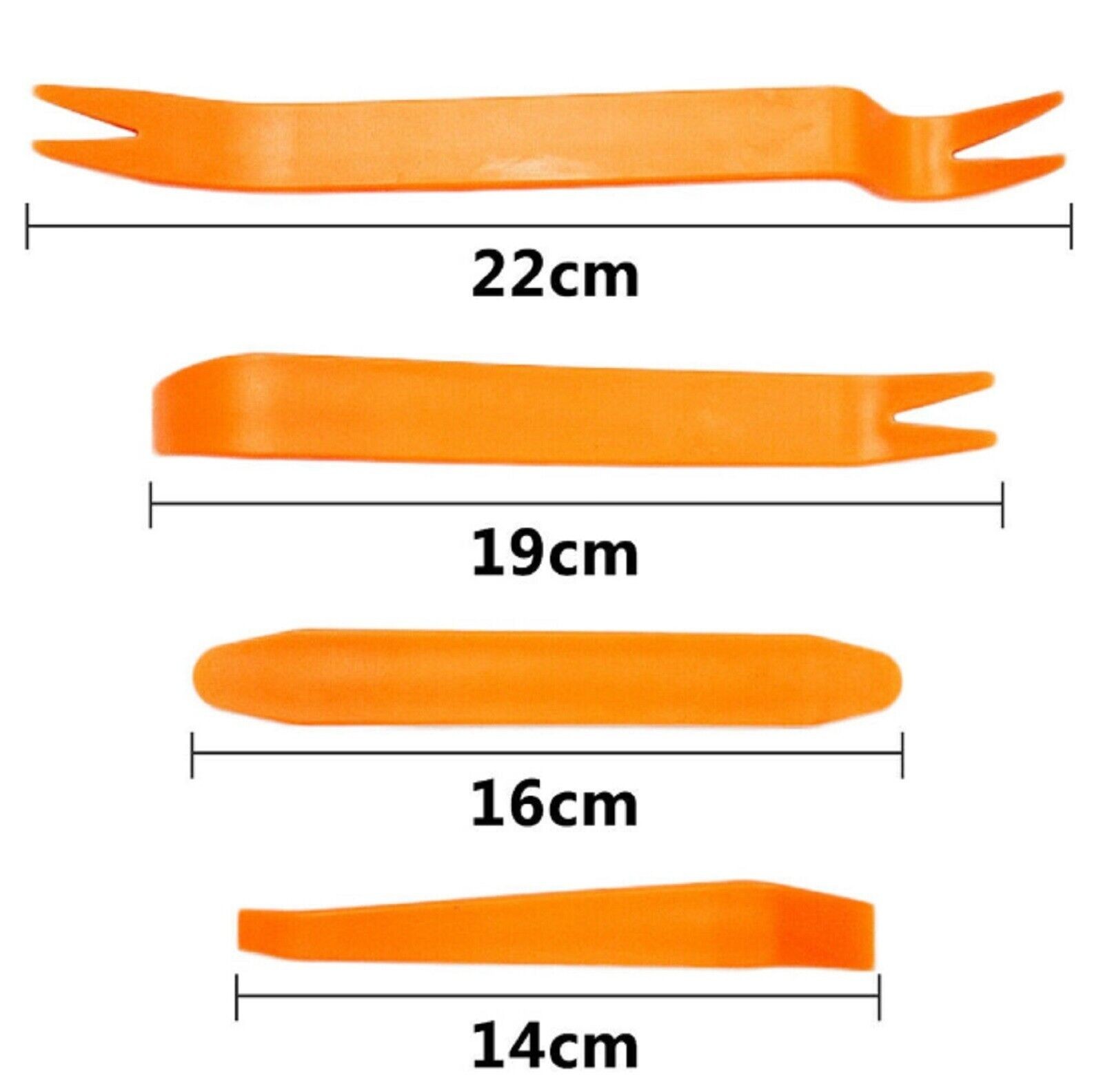 4 Pieces Car Trim Removal Kit Panel Tool Pry Door Interior Clip Set Dash Plastic
