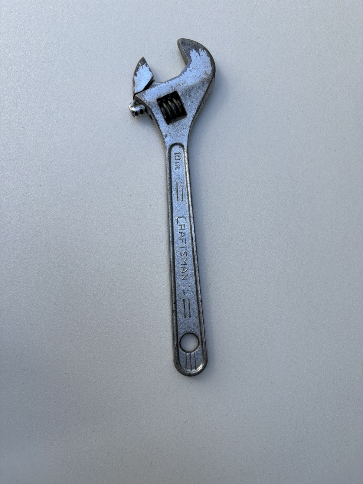 Vintage Craftsman 10″ Inch 250mm Adjustable Wrench Forged in USA – 44604