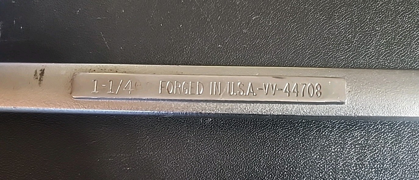 Craftsman USA 44708 Combination Wrench 1-1/4″ -VV-