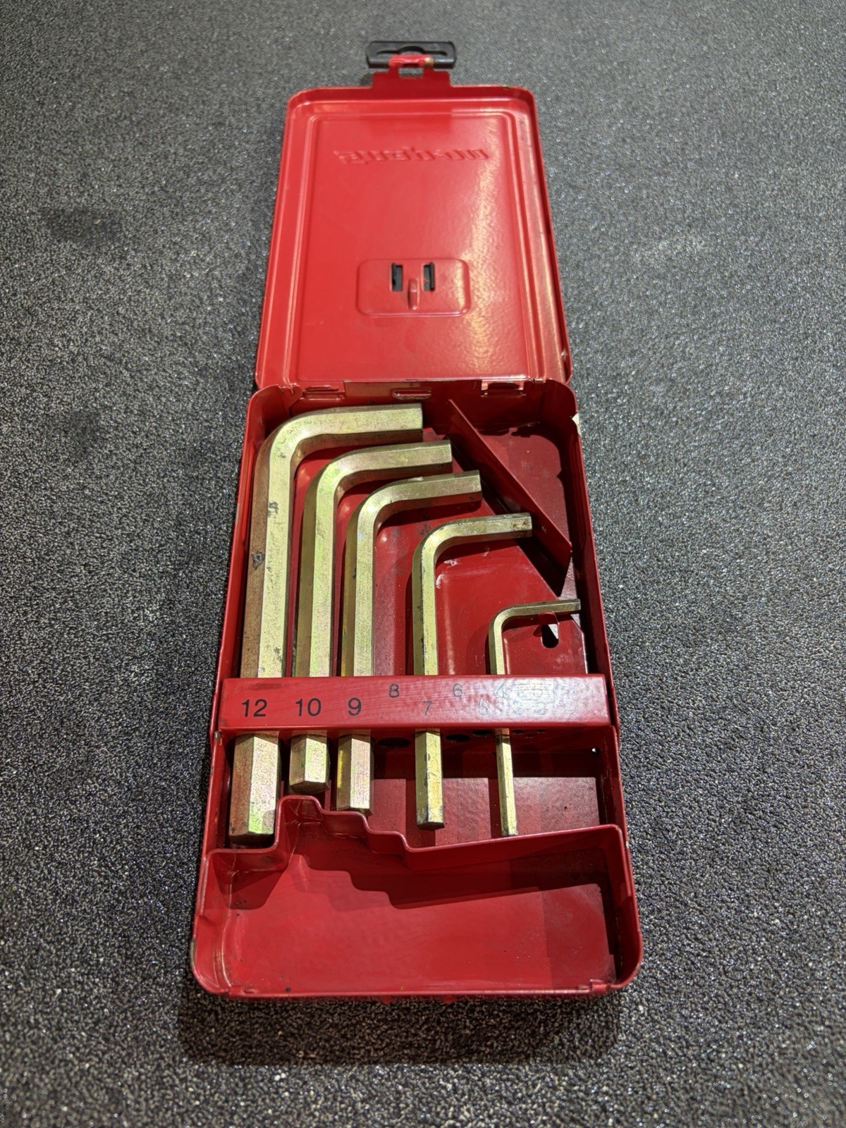 Snap-On Hex Key Set 11-Piece Metric Some Missing, See Photos