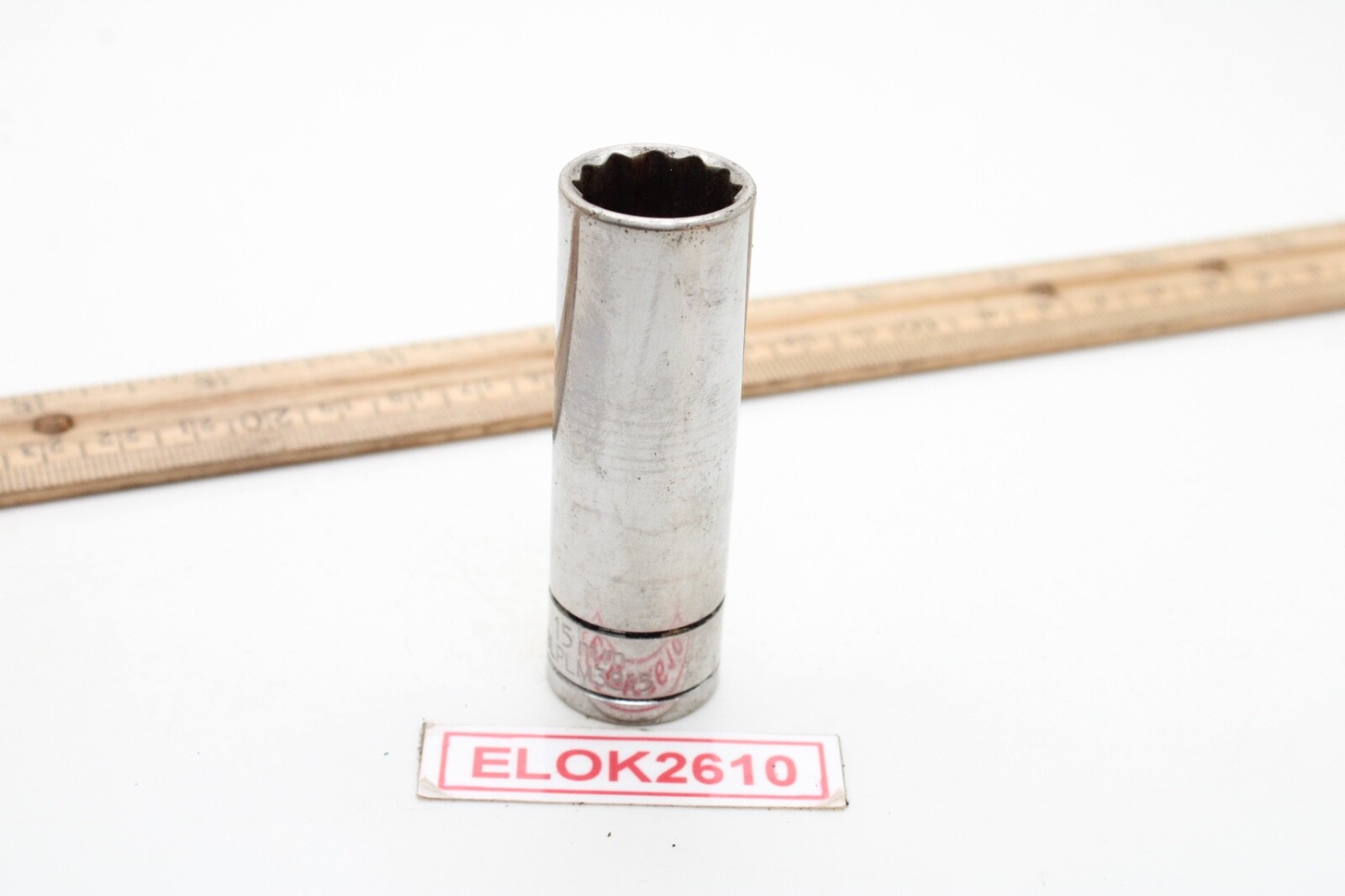 Blue-Point BLPLM3815 15mm 12 Point 3/8″ Drive Metric Deep Socket USA