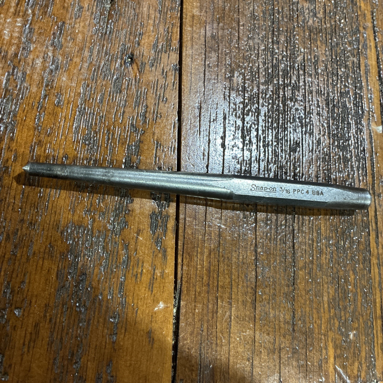 Snap On PPC4 6″ Length x 3/16″ Point Center Punch USA