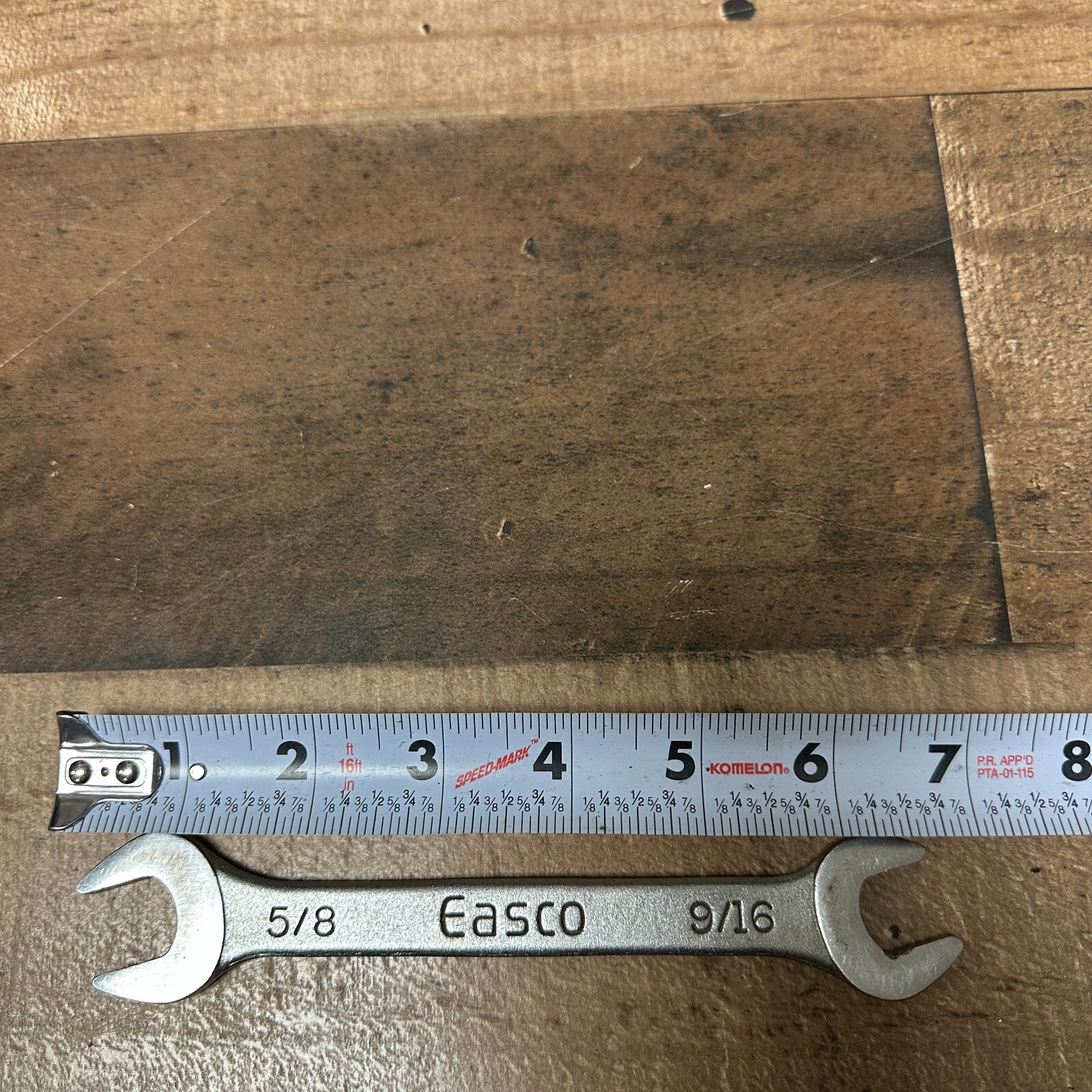 EASCO USA 5/8″ x 9/16″ OPEN END WRENCH 611120 HAND TOOL
