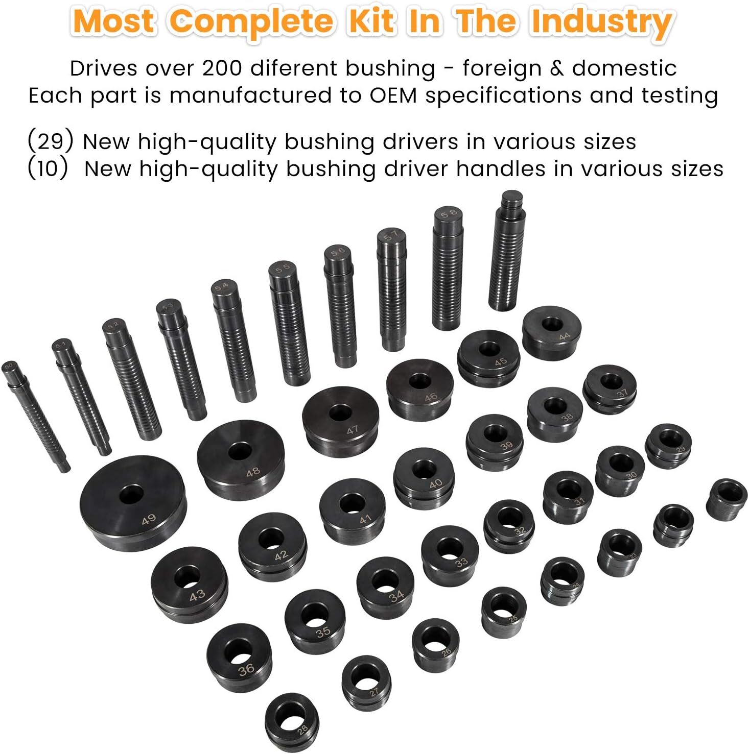T-0220-39 Master Bushing Driver Kit Bushing Bearing Seal Installer Remover Tool
