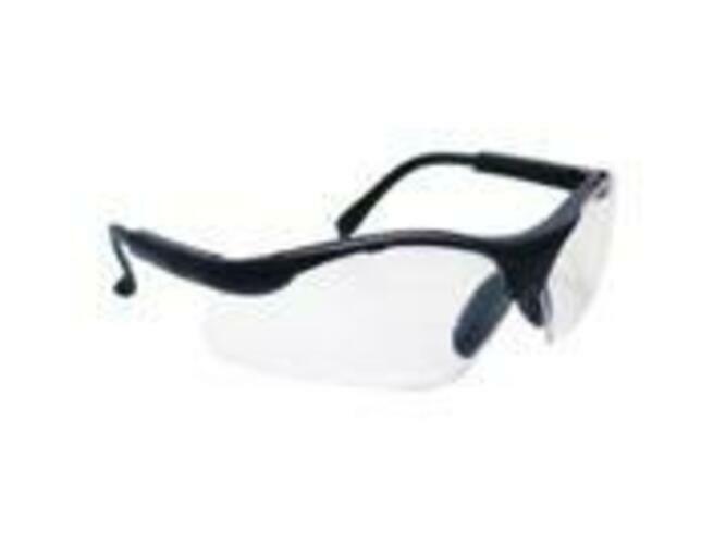 SAS Safety SAS541-0000 Sidewinders Safety Glasses – Black Frames-Clear Lens