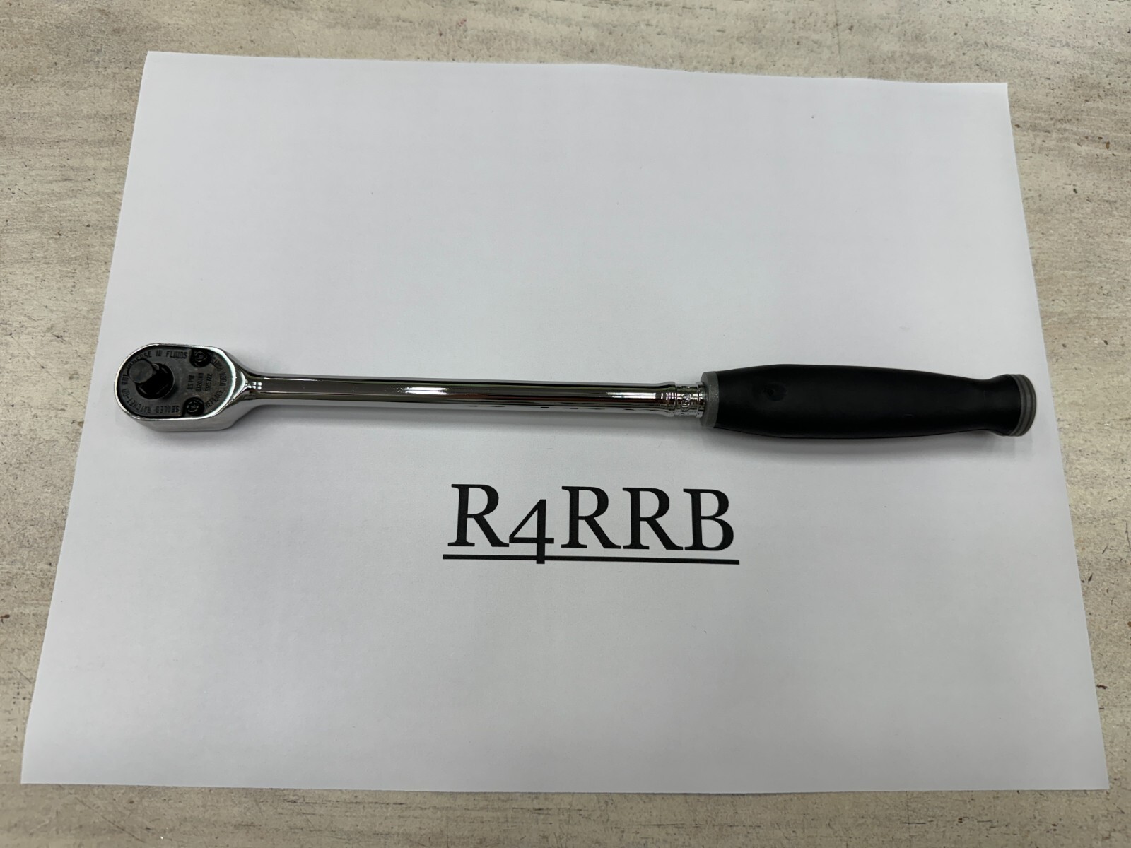 Snap-on Tools USA NEW 1/4″ Drive DARK TITANIUM Soft Grip Long Ratchet THLL72DT