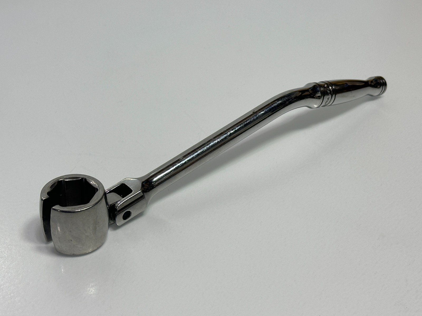 🇺🇸 Snap-on Tools USA Flex Head Oxygen Sensor Chrome Ratchet Wrench SWR1A 7/8″