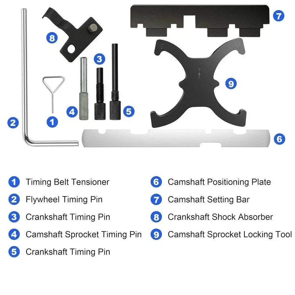 1.5 1.6 Timing Tool Kit Compatible with Ford Fiesta Fusion Escape NEW VERSION