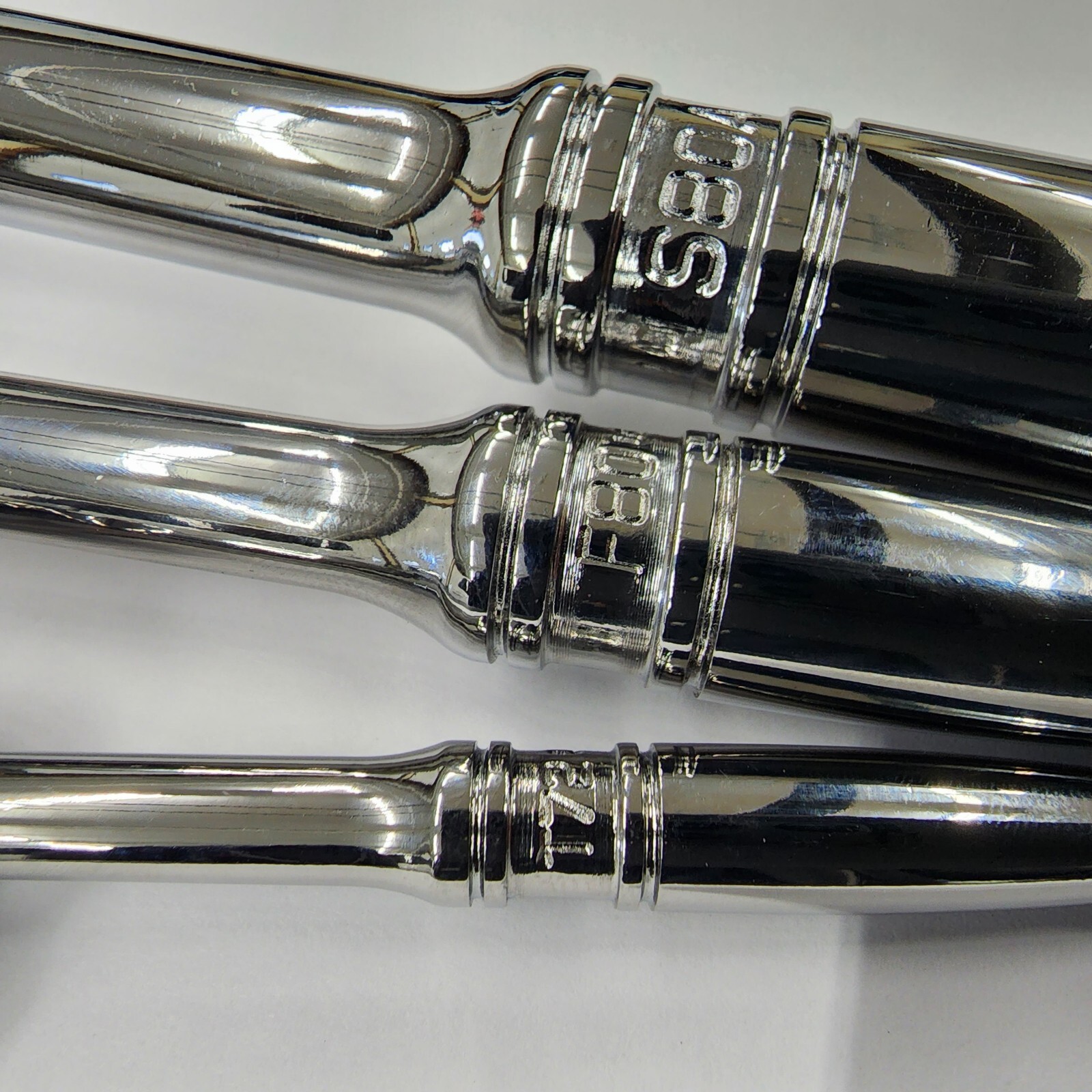 Snap-on Tools USA NEW 3pc Mixed Drive Fixed Head Ratchet Set S80A F80 T72 RAT80
