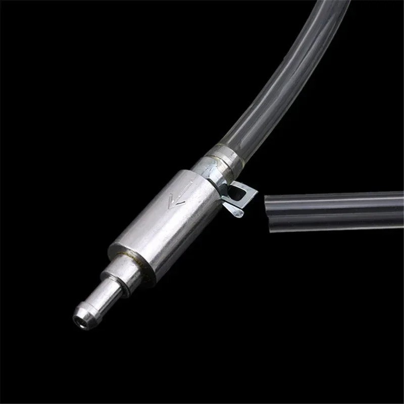 Universal Brake & Clutch Bleeder Hose Kit One Way Valve Fluid Bleeding Tool