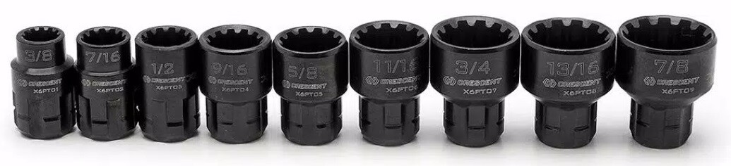 Crescent X6 Pass-Thru Socket 3/4 Universal Max Axess