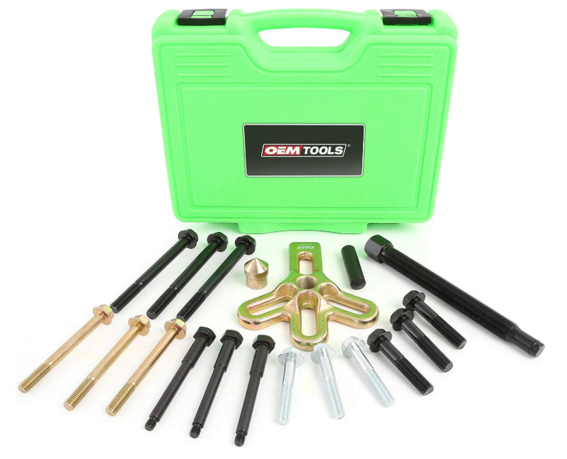 37187 Harmonic Balancer Puller Kit – Heat-Treated Steel Puller Yoke for Gear, St