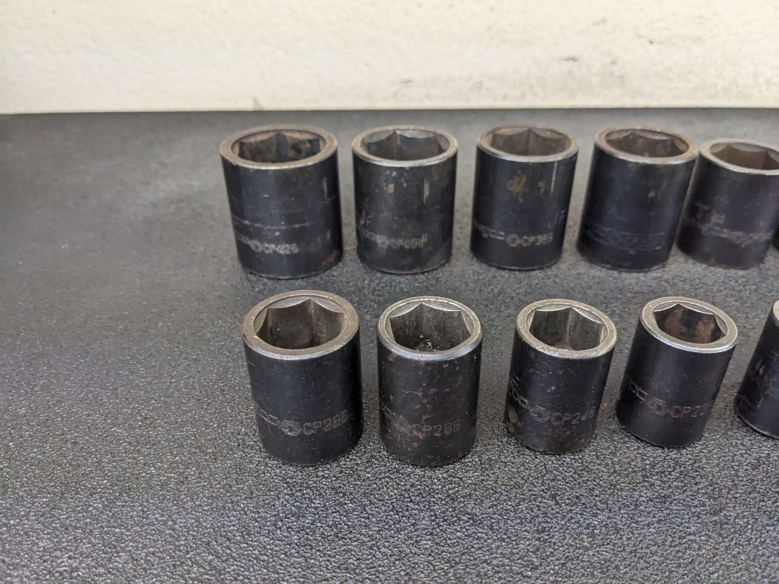 #bp318 MATCO SCP136T 15pc 1/2″ Drive SAE 6 IMPACT Socket Set 7/16″ to 1-5/16″