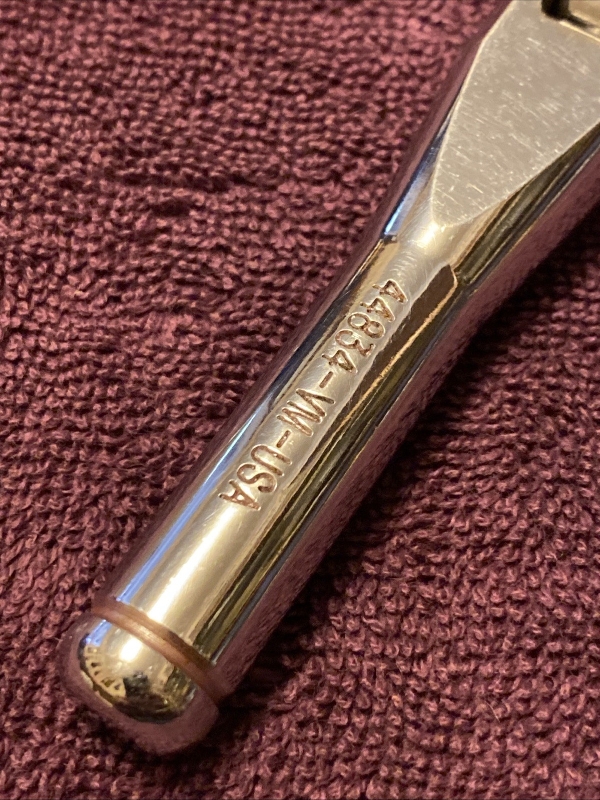 Vintage Craftsman 44834 VM 3/8” Drive Flex Head Stubby Ratchet USA Excellent