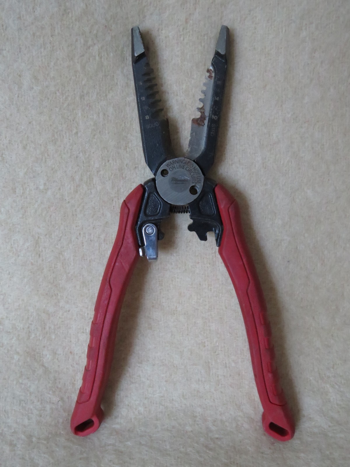Milwaukee 7-in-1 High Leverage Wire Stripper, Crimp & Cutting Pliers #48-22-3078