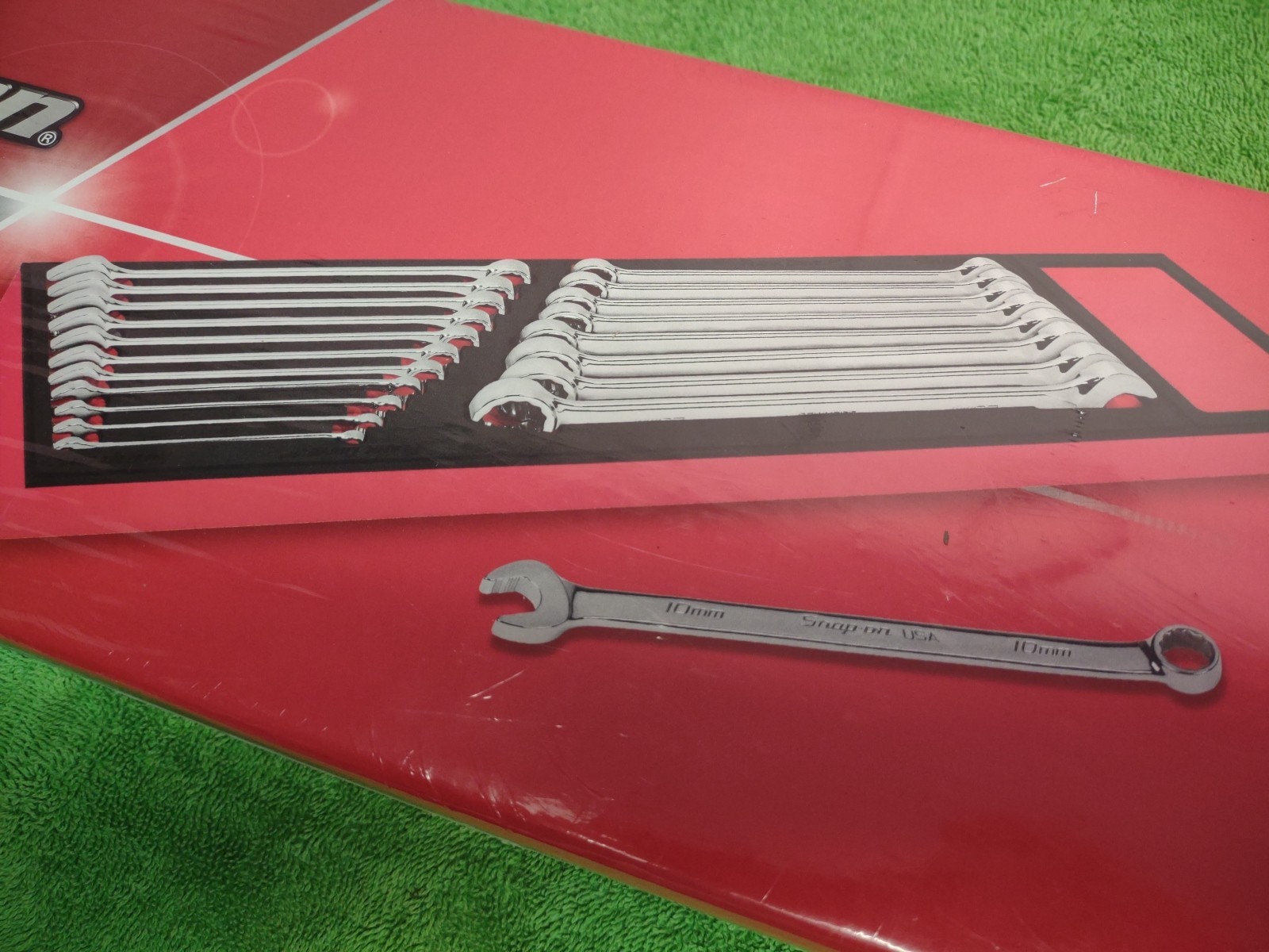 New! Snap-on SOEXMET01FBR 19pc Metric Flank Dr+ Wrench Foam Set 7 – 25 mm Sealed