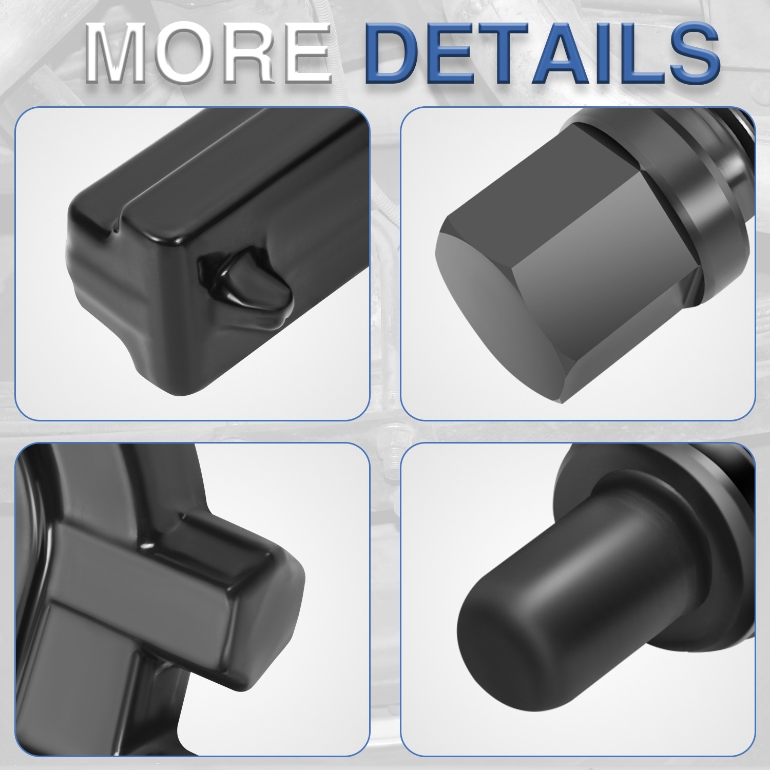 For 95-19 Chevy Dodge GMC F150/250 7/8 Inch Diameter Threads C-Clamp G-Clamp Set