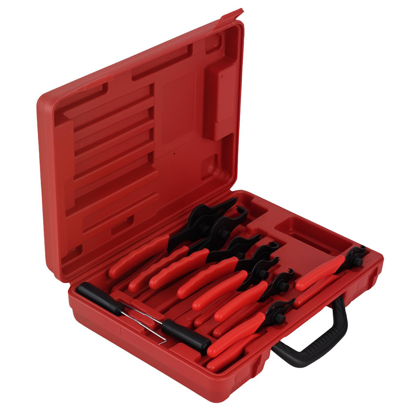 Mechanic Snap Ring Pliers Set with Pick Tools for Auto Repair Maintenance Kit