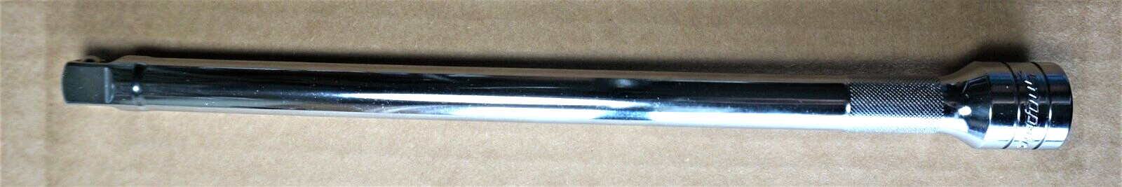 Snap On 1/2″ drive 11″ extension, SXK11, knurled chrome, Mint!