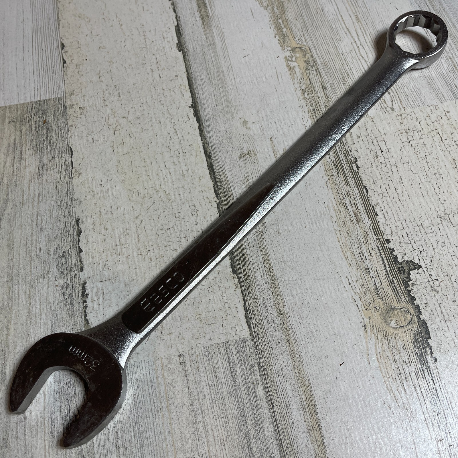 VINTAGE EASCO 32MM COMBINATION WRENCH P/N 63632 CAR & TRUCK REPAIR HAND TOOL