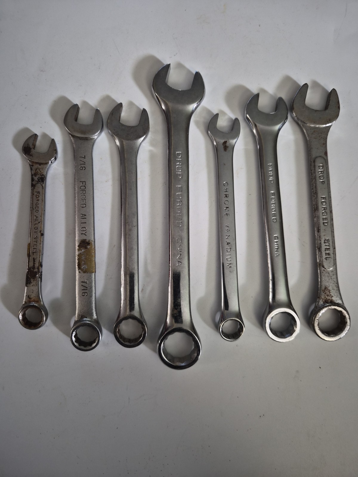 Wrench Bundle, Various Brands And Sizes SAE And Metric