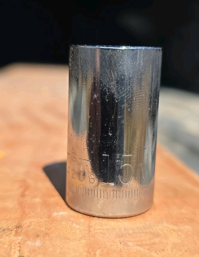 Craftsman 15mm Socket 12 Point 1/2″ Drive G 44236