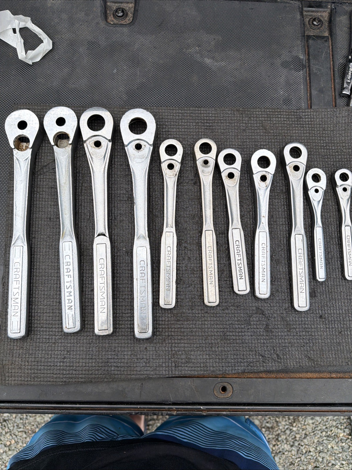 Sears Craftsman 11pc Ratchet Bodies ONLY NO GUTS 1/2,3/8” 1/4 Forgings Warranty