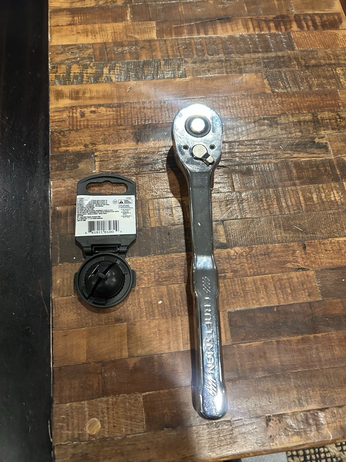 Craftsman 72-Tooth 1/2-in Drive Full Polished Handle Ratchet
