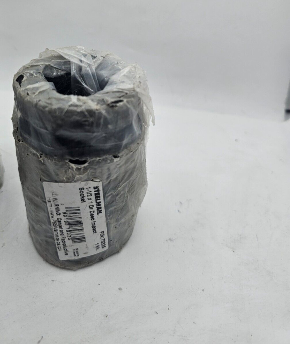 Steelman 1 in. Drive 1-1/2 in. 6 Point Deep Impact Socket 79335