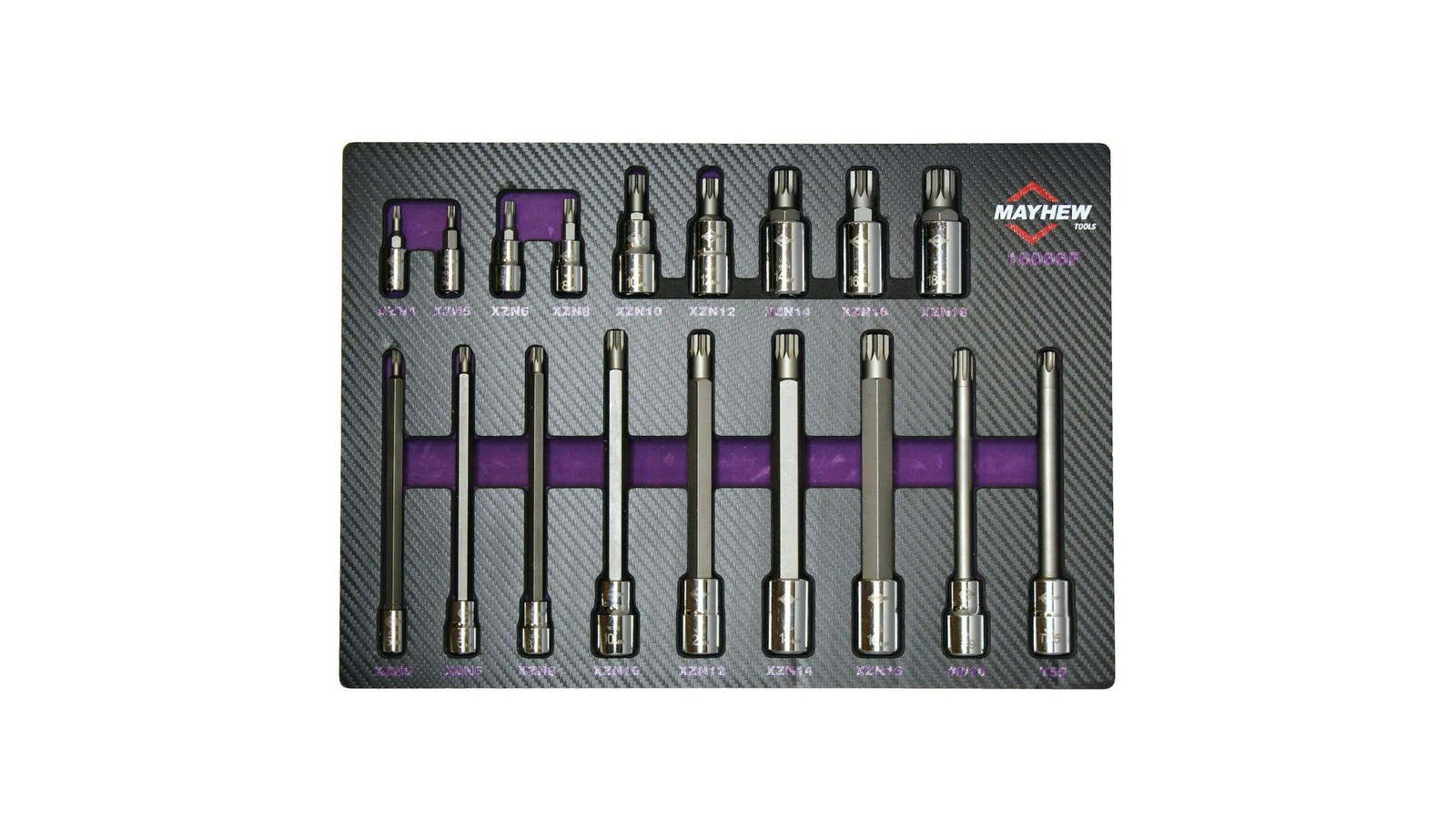Mayhew 18-Pieces Triple Square Master Socket Bit Set (16066F)