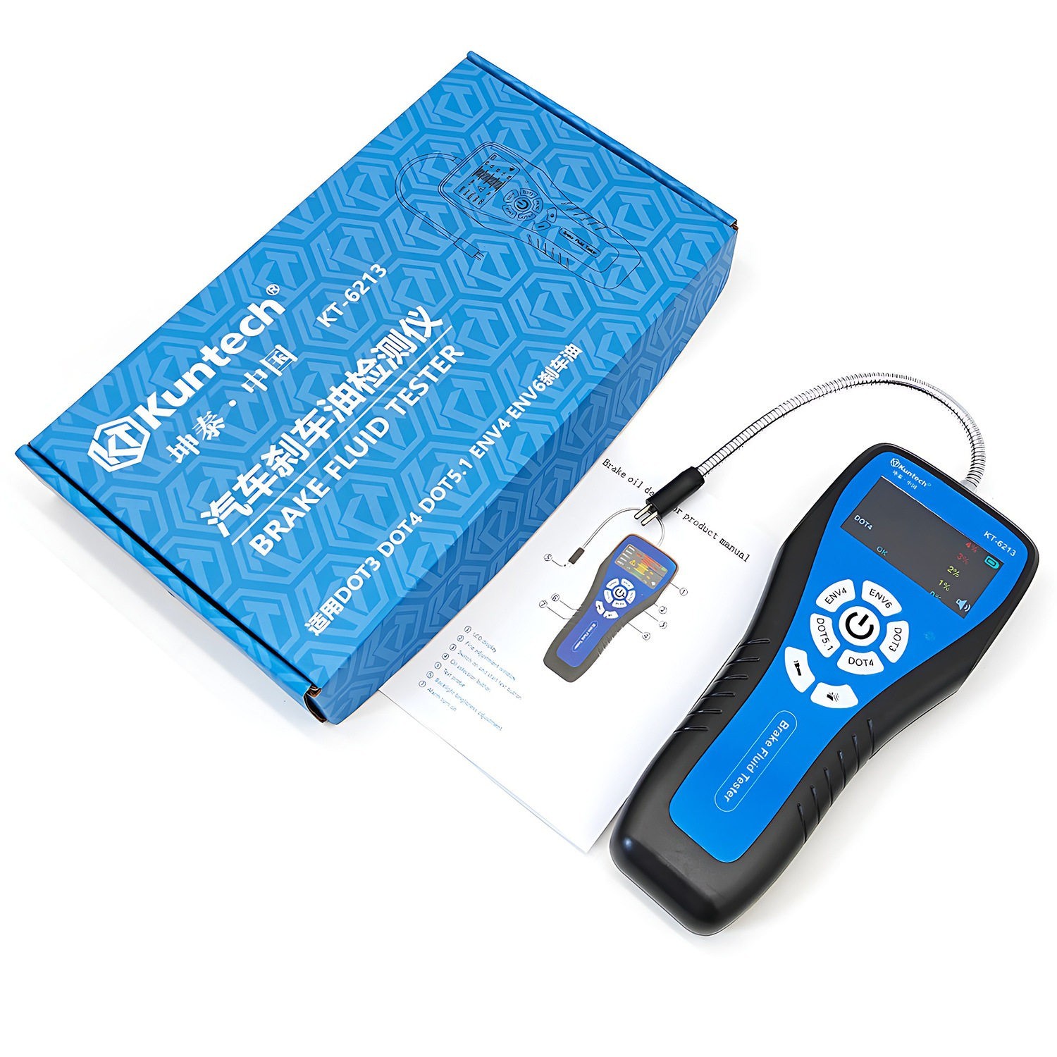 Brake Fluid Tester Portable Brake Oil Tester Automotive Tools & Supplies LCD