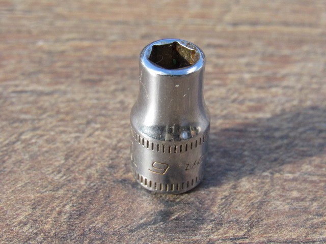 SNAP ON 6MM TMM6 1/4″ DRIVE METRIC 6 PT SHALLOW CHROME SOCKET 6 MM TMM ID MARK