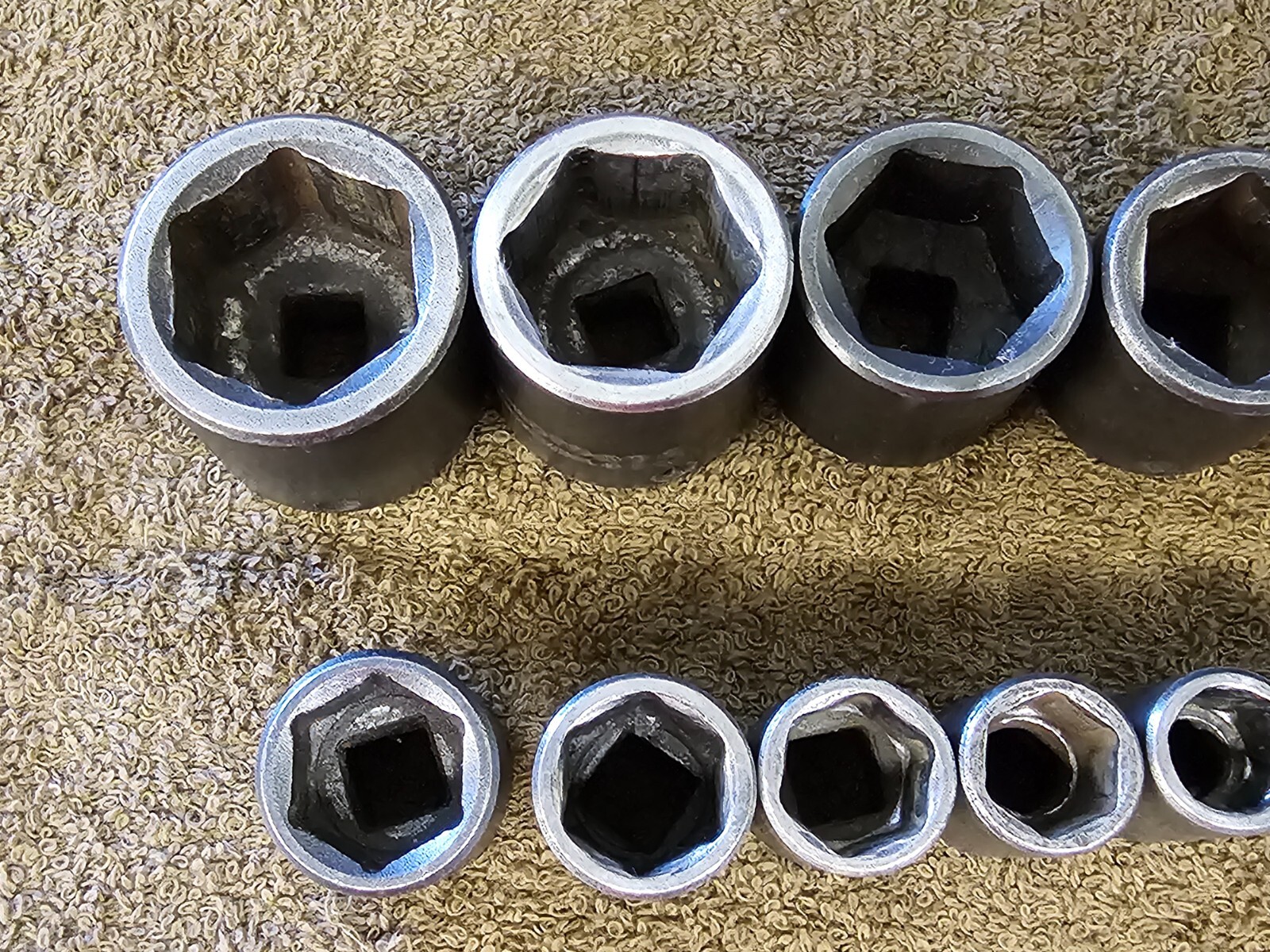 12 Proto Professional Impact Socket Set 3/8″ Drive Sae 1″ 7/8 3/4 5/8 1/2 5/16