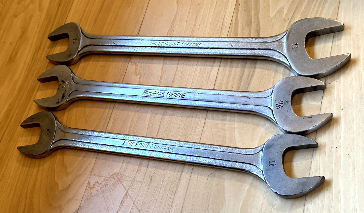 🇺🇸 Blue Point Tool USA SUPREME JUMBO Wrench Set SAE Double Open End Offset Lot