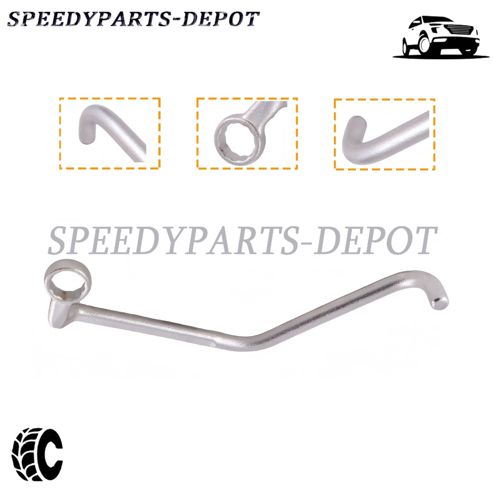 1X Fits John Deere Tractors Starter Motor Wrench 9/16″ Back Bolt Tool JDE80