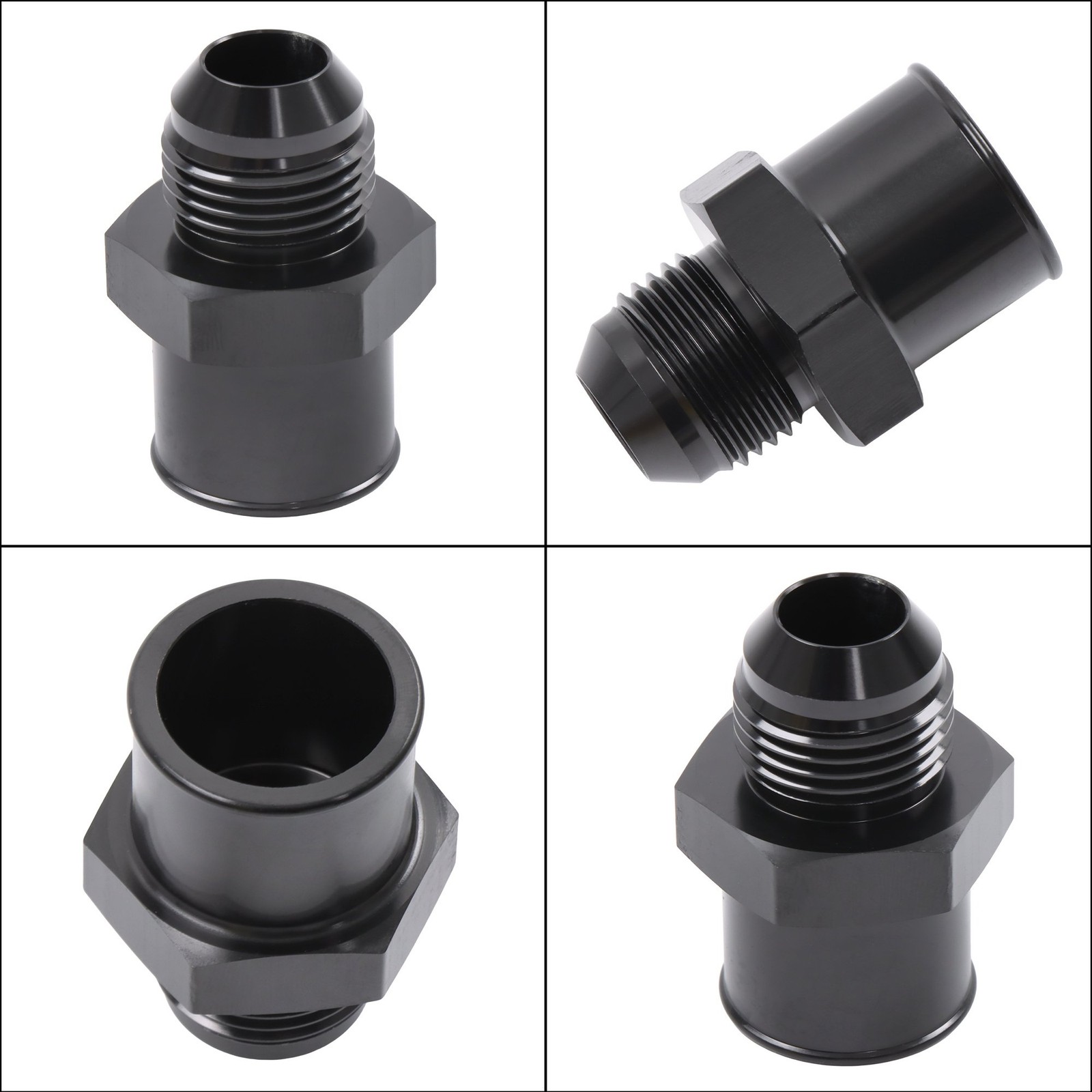1 Pair SBC 10AN Valve Cover Adapter Fittings for Push-In Grommet 34-00031 New