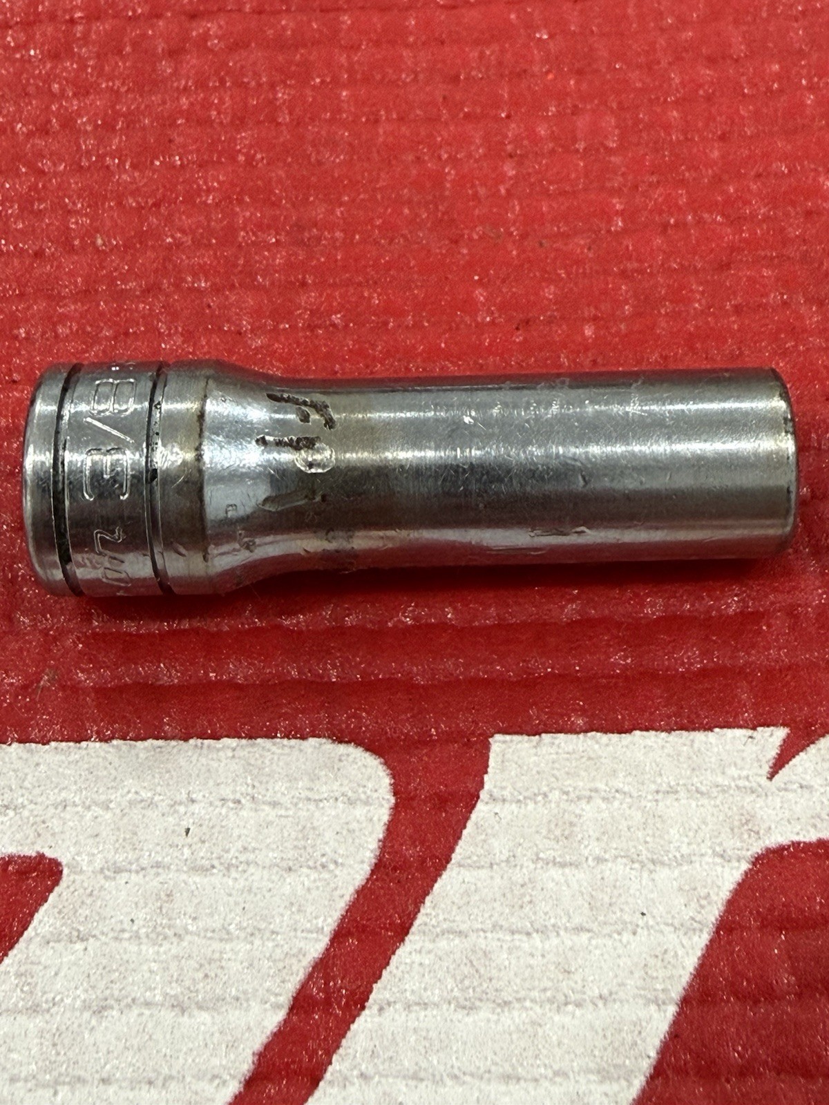 Snap On Tools 3/8” Drive 12 Point 3/8” SAE Deep Socket SF121, USA Made
