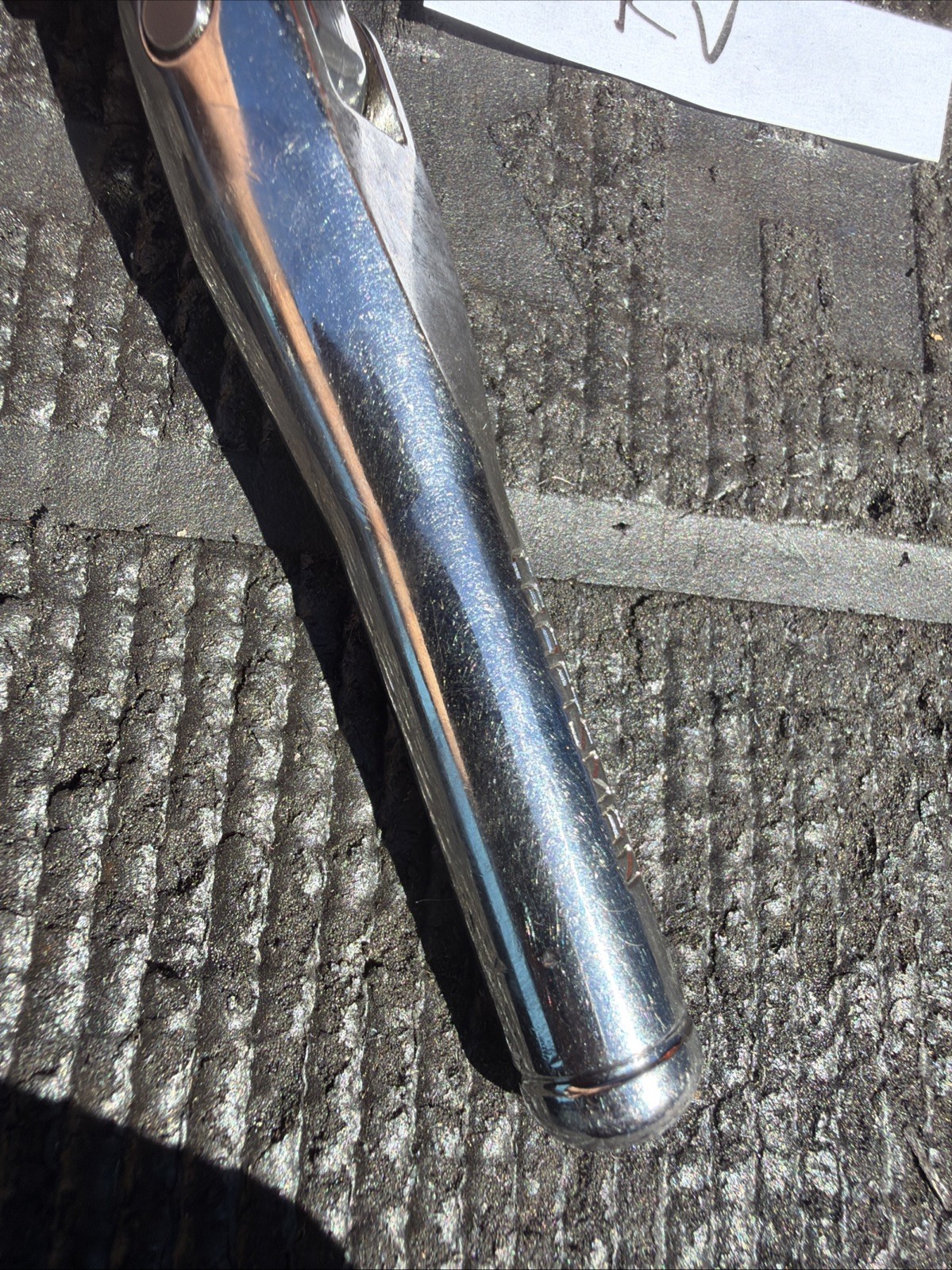 Sears Craftsman USA 3/8” Drive Stubby Flex Head Ratchet 44834 Full Polish Midget