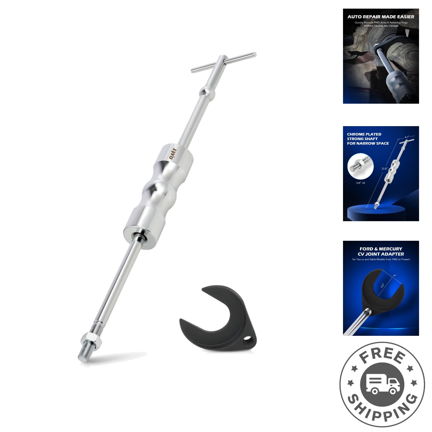 Multipurpose Slide Hammer CV Joint Removal Tool for FWD Vehicles – Built to Last