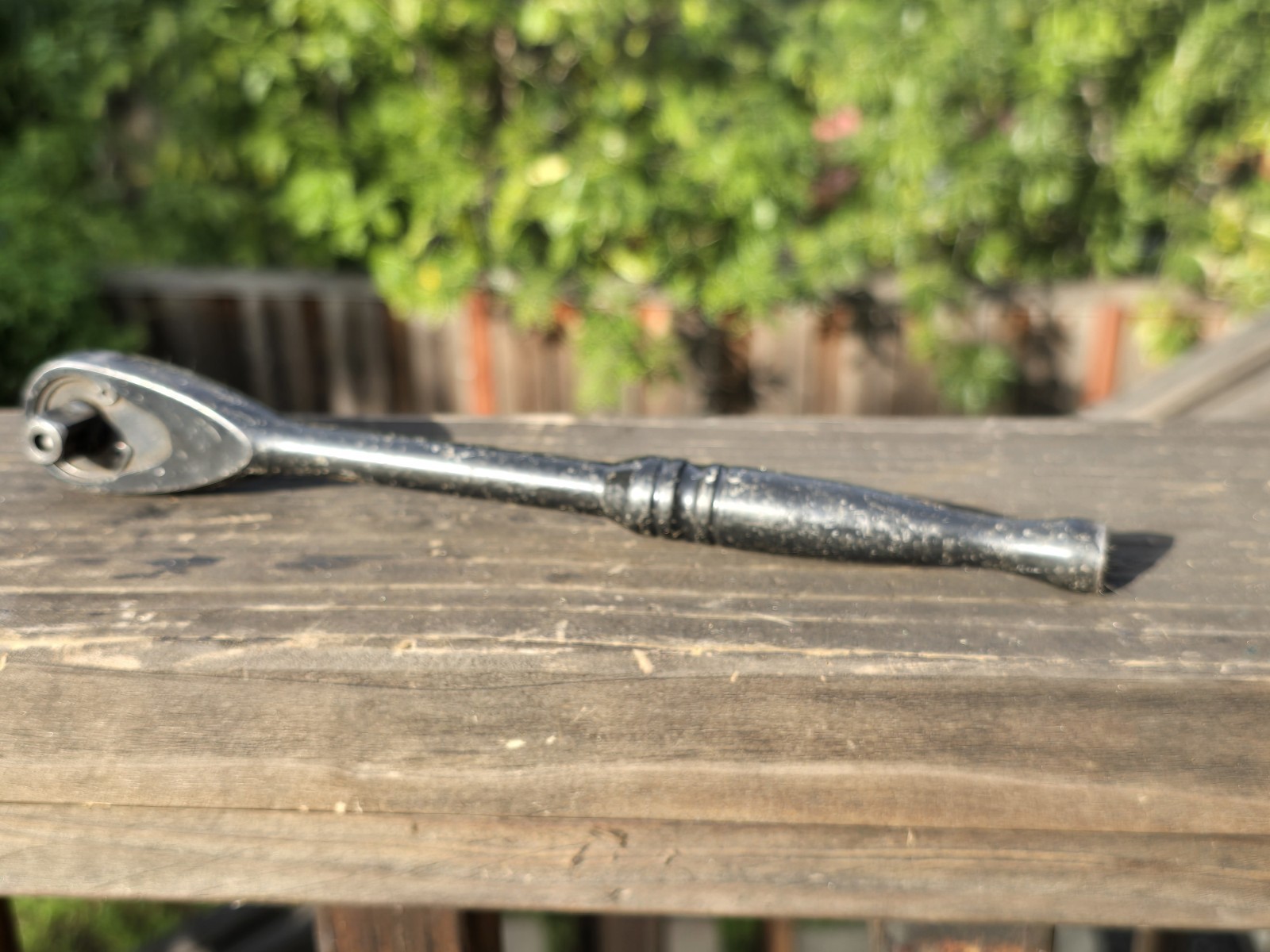 Husky 3/8” Drive Ratchet 10” Long Black Finish Quick Release