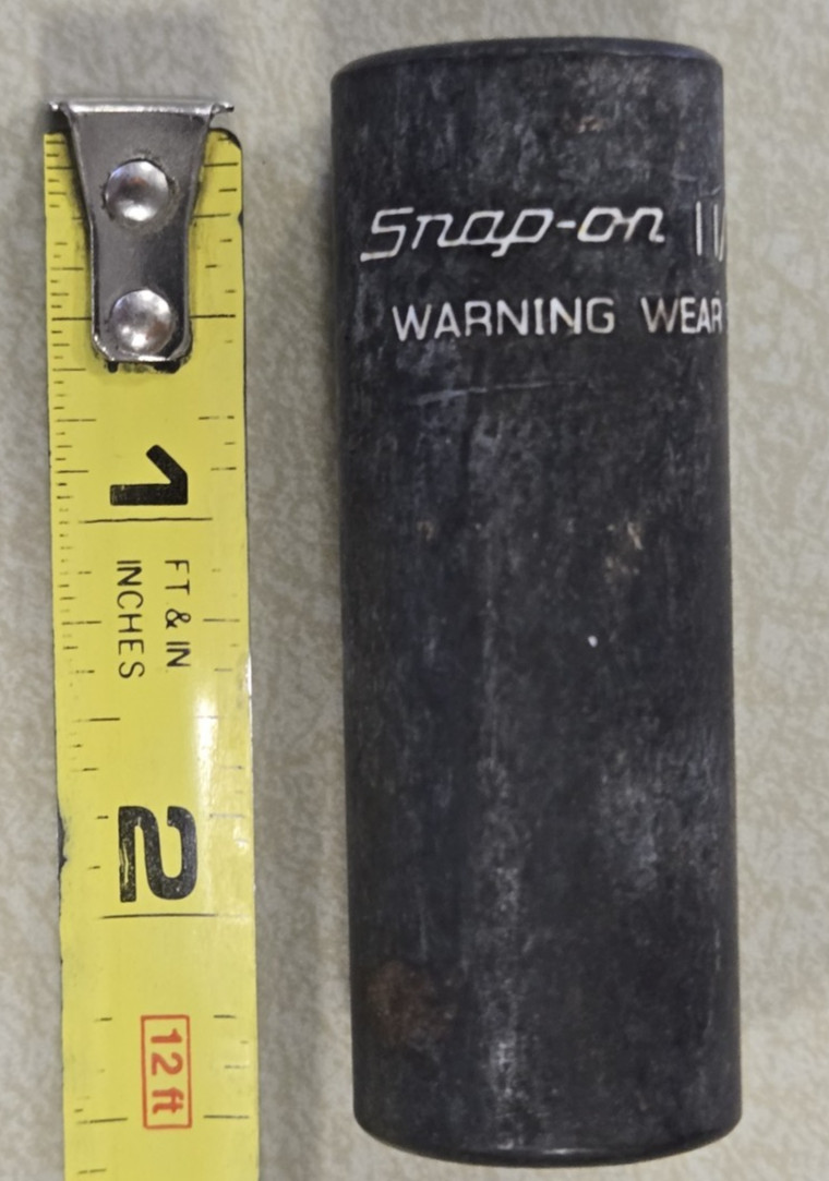 SNAP ON TOOLS 11/16″ ~ 2-1/2″ DEEP IMPACT SOCKET 3/8″ DRIVE 6 POINT # SIMF220