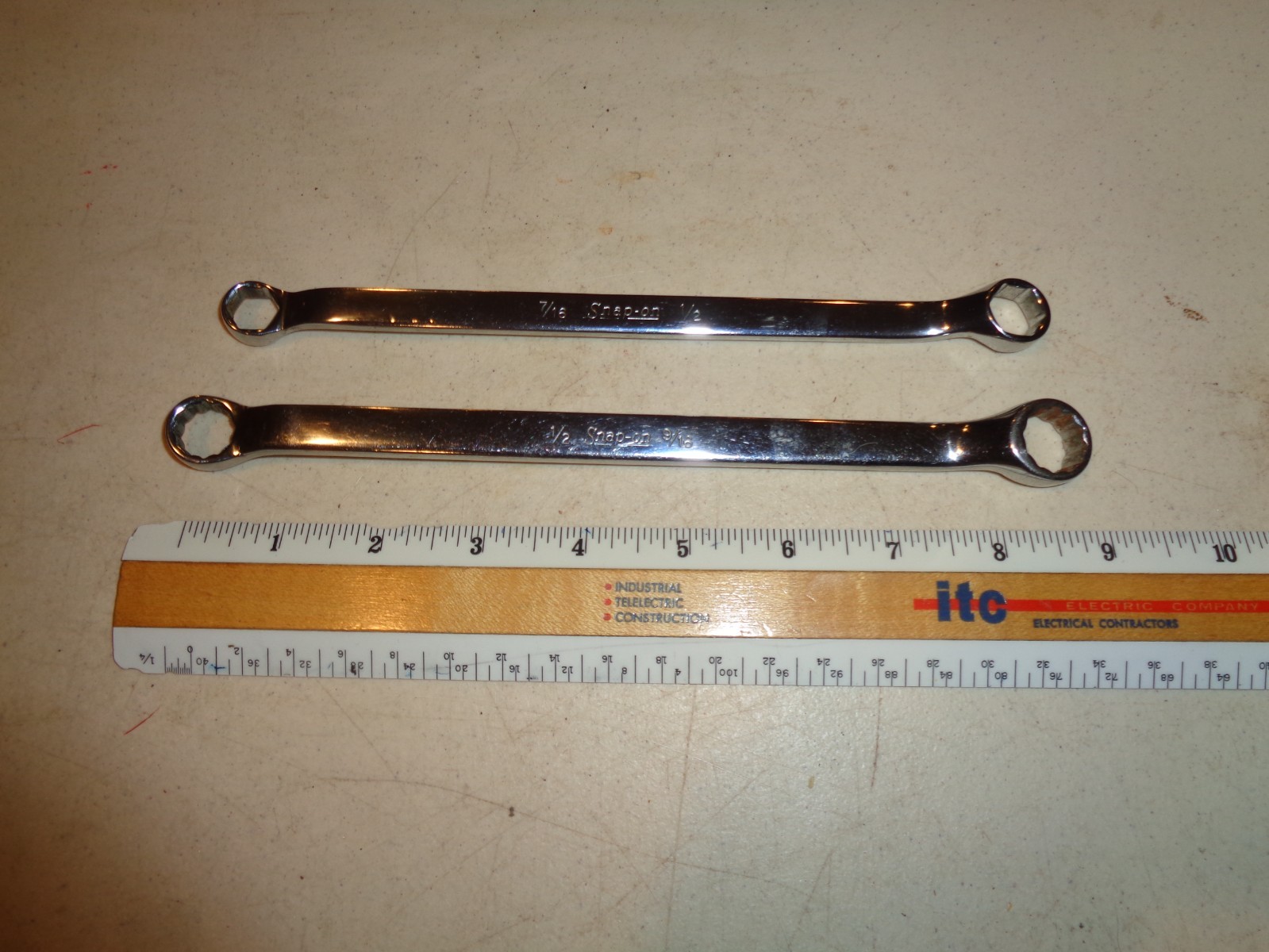 Snap On Tool XB1618(1/2″ & 9/16″) 12Pt, XB 1416S(7/16″ & 1/2″) 6PT. Box Wrenches