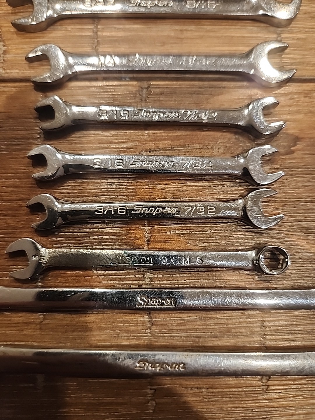 *SNAP ON TOOLS MISC SMALL WRENCHES DIFFERENT SIZES